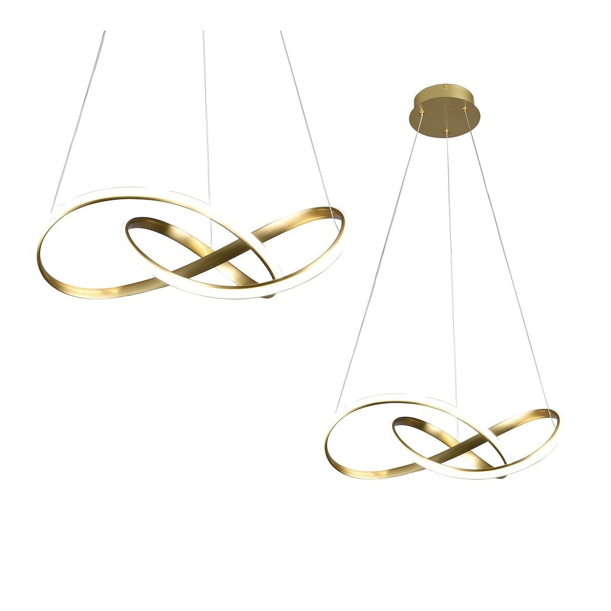 MiLagro CAPPIO GOLD 36W LED wyjątkowy element aranżacji