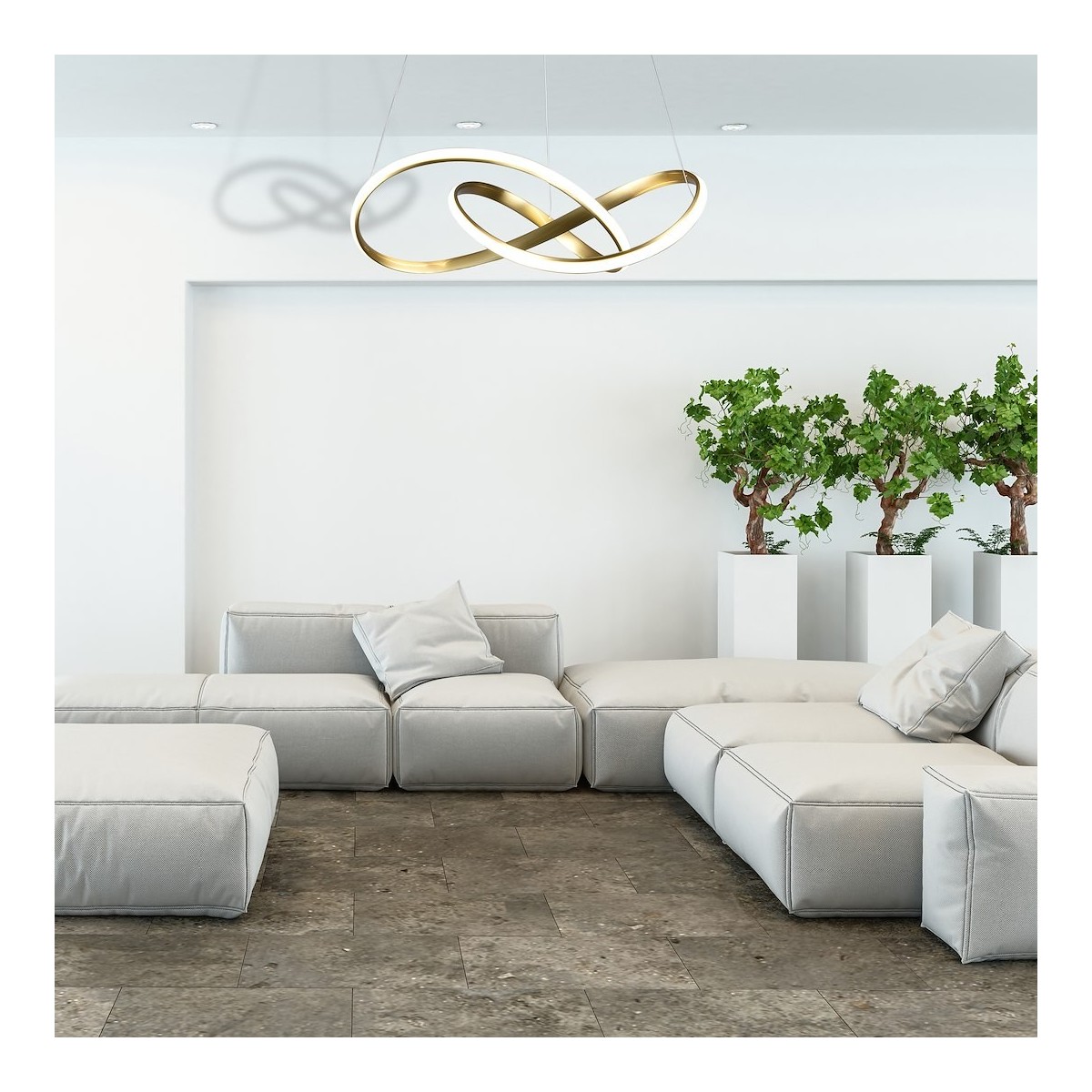 MiLagro CAPPIO GOLD 36W LED wyjątkowy element aranżacji