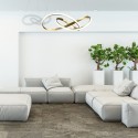 MiLagro CAPPIO GOLD 36W LED wyjątkowy element aranżacji