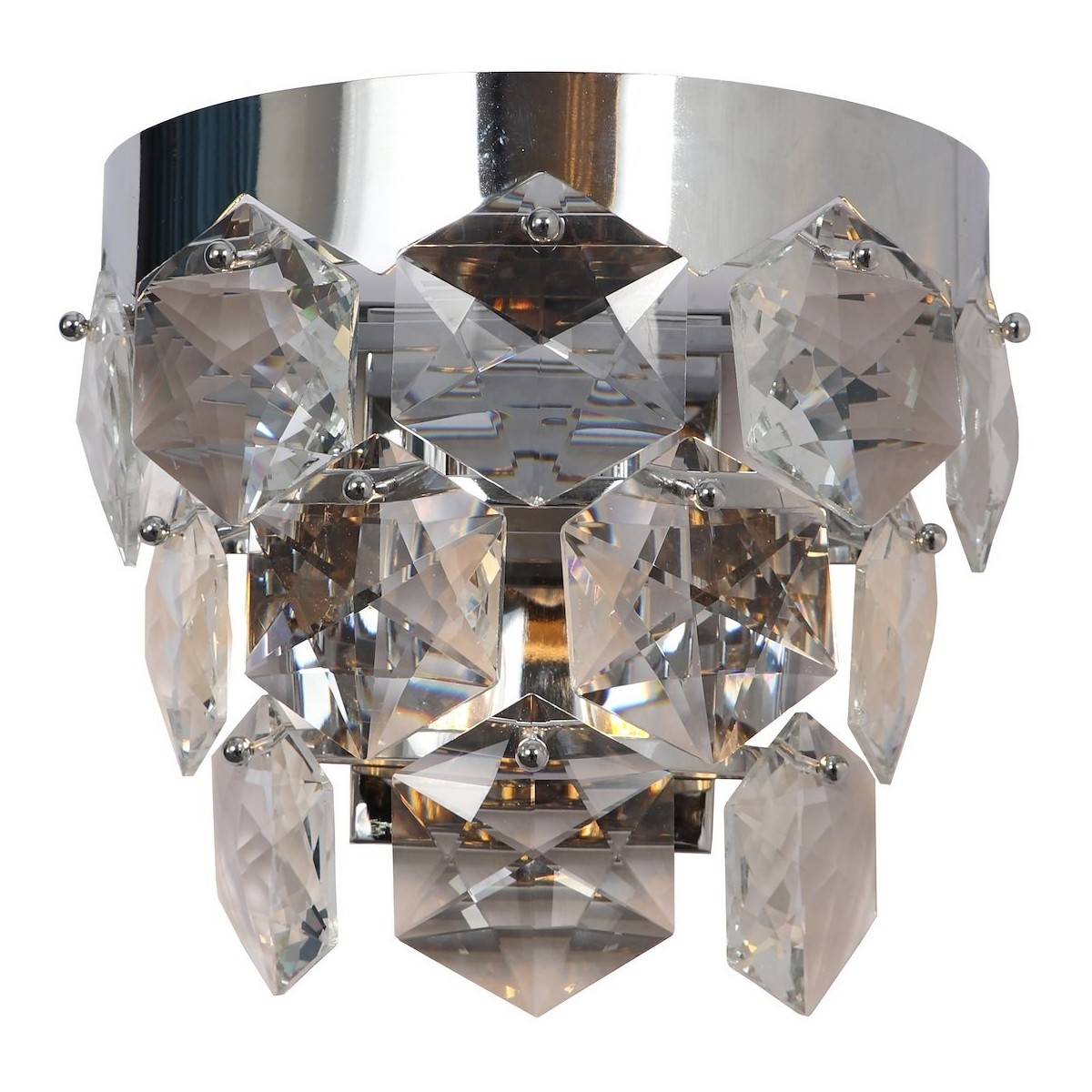 MiLagro GRACE CHROME 2xE14 unikalne oświetlenie