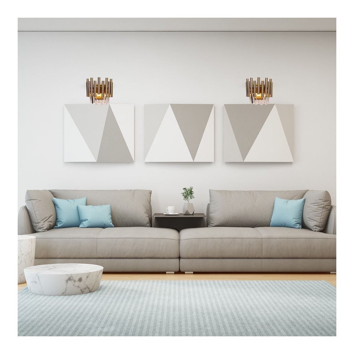 MiLagro Kinkiet MADISON GOLD 2xE14 ML6937