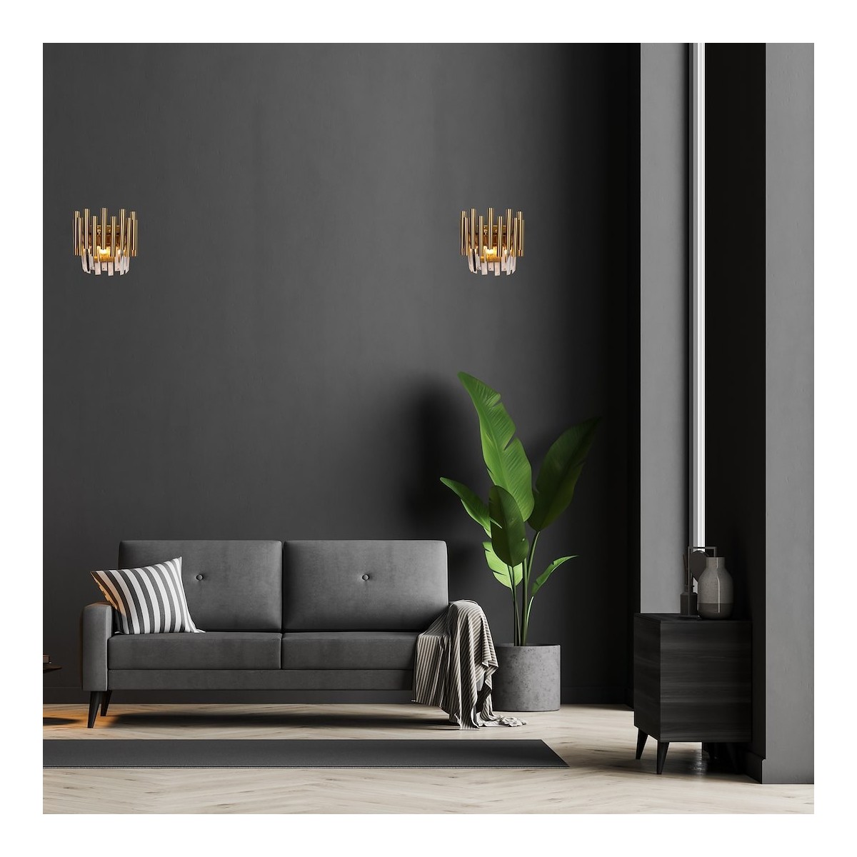 MiLagro Kinkiet MADISON GOLD 2xE14 ML6937