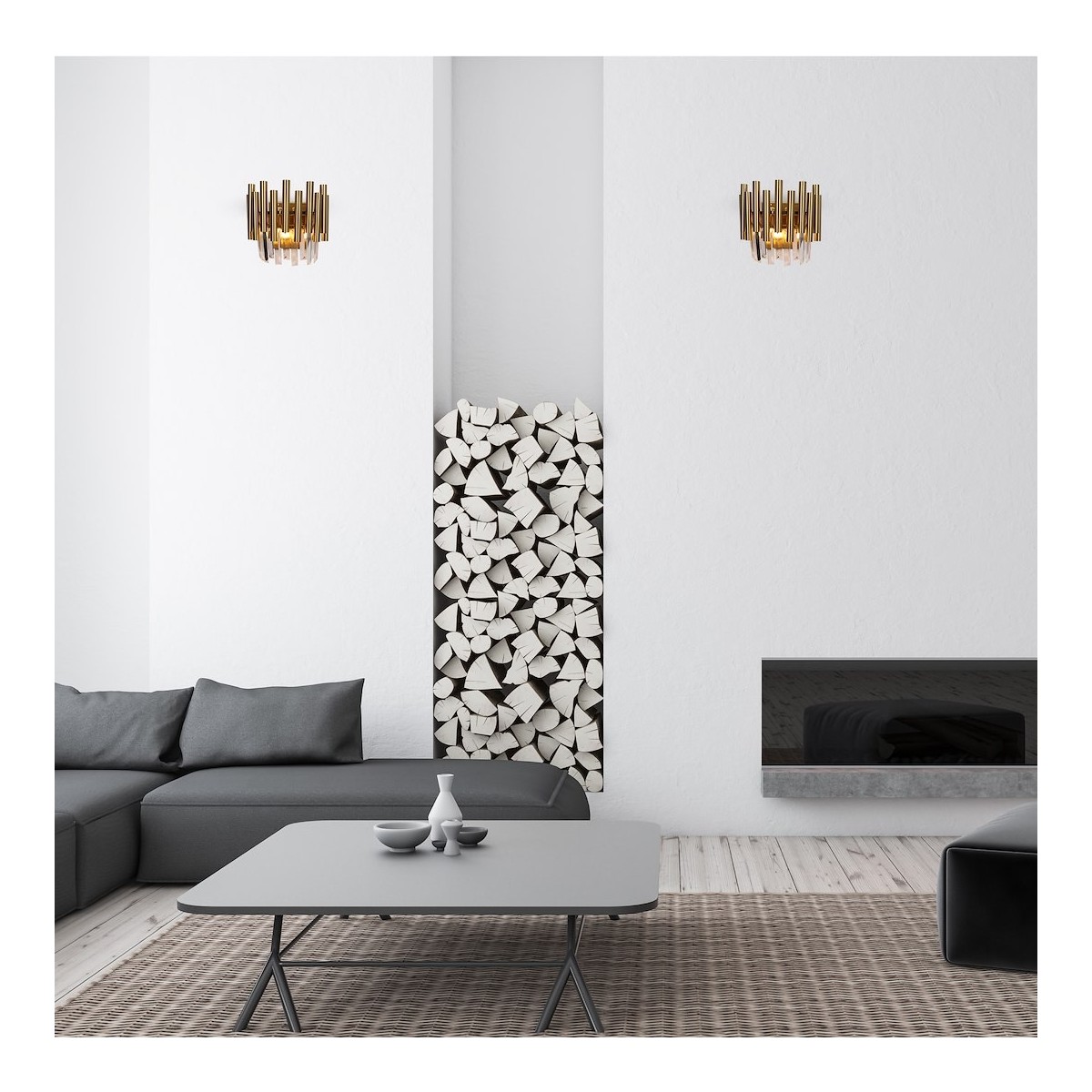 MiLagro MADISON GOLD 2xE14 stylowe oświetlenie