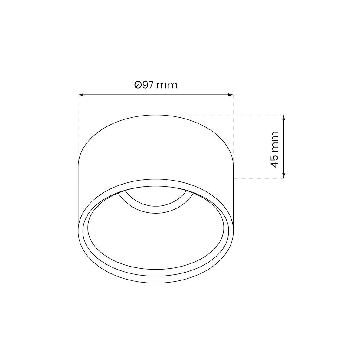 MiLagro BALI ROUND White ML0053 oryginalne źródło światła