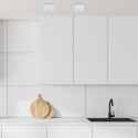 MiLagro BALI SQUARE White ML0077 światło podkreślające charakter wnęt