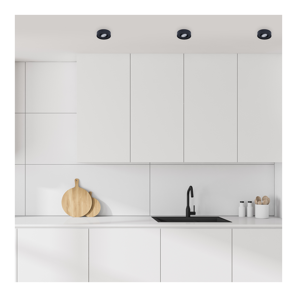 MiLagro NUSA ROUND Black ML0022 klimatyczne oświetlenie