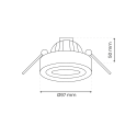 MiLagro NUSA ROUND Black ML0022 klimatyczne oświetlenie
