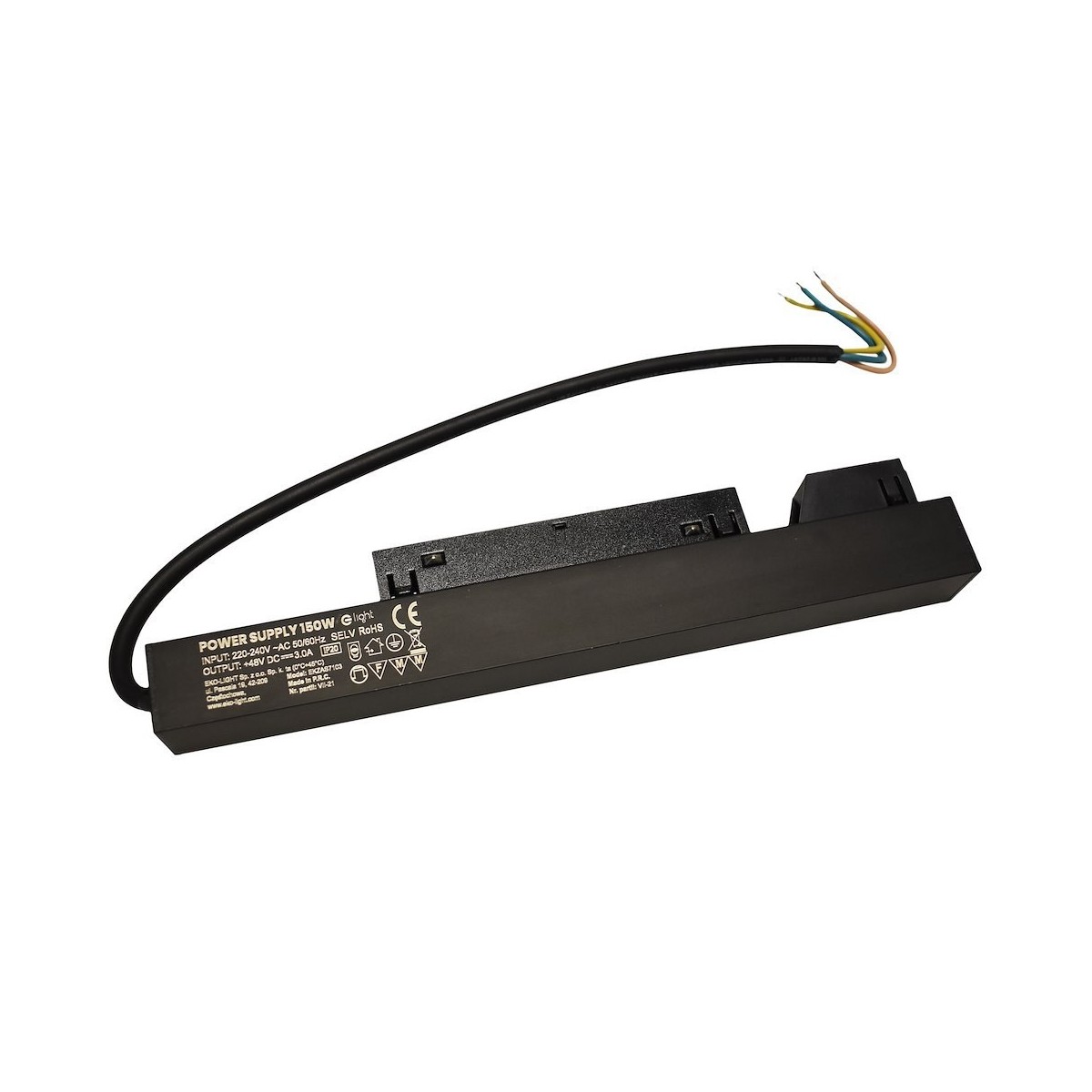 MiLagro Zasilacz MAGNETIC TRACK 150W dekoracyjne oświetlenie