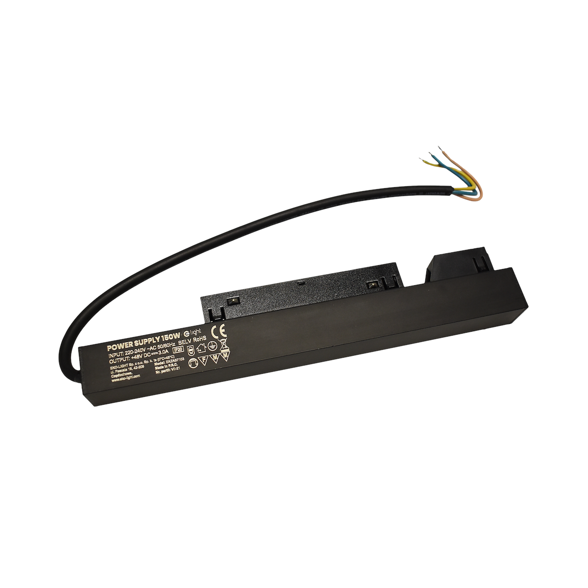 MiLagro Zasilacz MAGNETIC TRACK 150W dekoracyjne oświetlenie