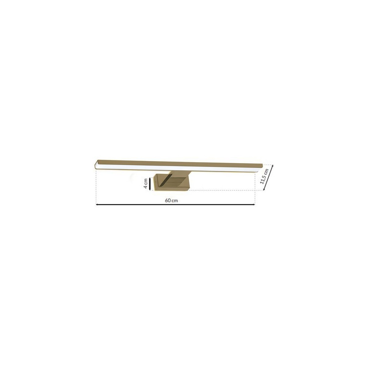 MiLagro SHINE Brass LED ML7042 premium oświetlenie
