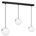 MiLagro SFERA BLACK/CHROME 3xE14 stylowe lampy sufitowe