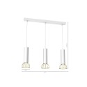 MiLagro DANTE GOLD 3x mini GU10 wyjątkowy element aranżacji