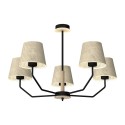 MiLagro Lampa wisząca ETNA Black 5xE27 MLP7277