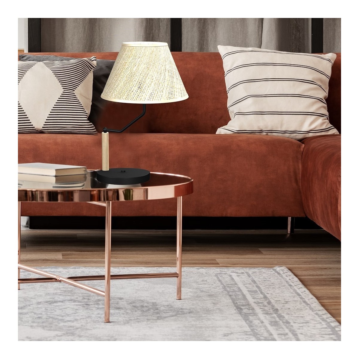 MiLagro Lampka ETNA Black E27 designerskie oświetlenie