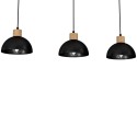 MiLagro ERIK Black/Wood 3xE27 światło podkreślające charakter wnętrza