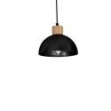 MiLagro ERIK Black/Wood 3xE27 światło podkreślające charakter wnętrza