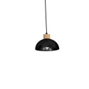 MiLagro ERIK Black/Wood 5xE27 nowoczesne lampy do wnętrz