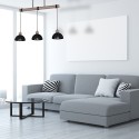 MiLagro ERIK Patinated Wood 3xE27 premium oświetlenie