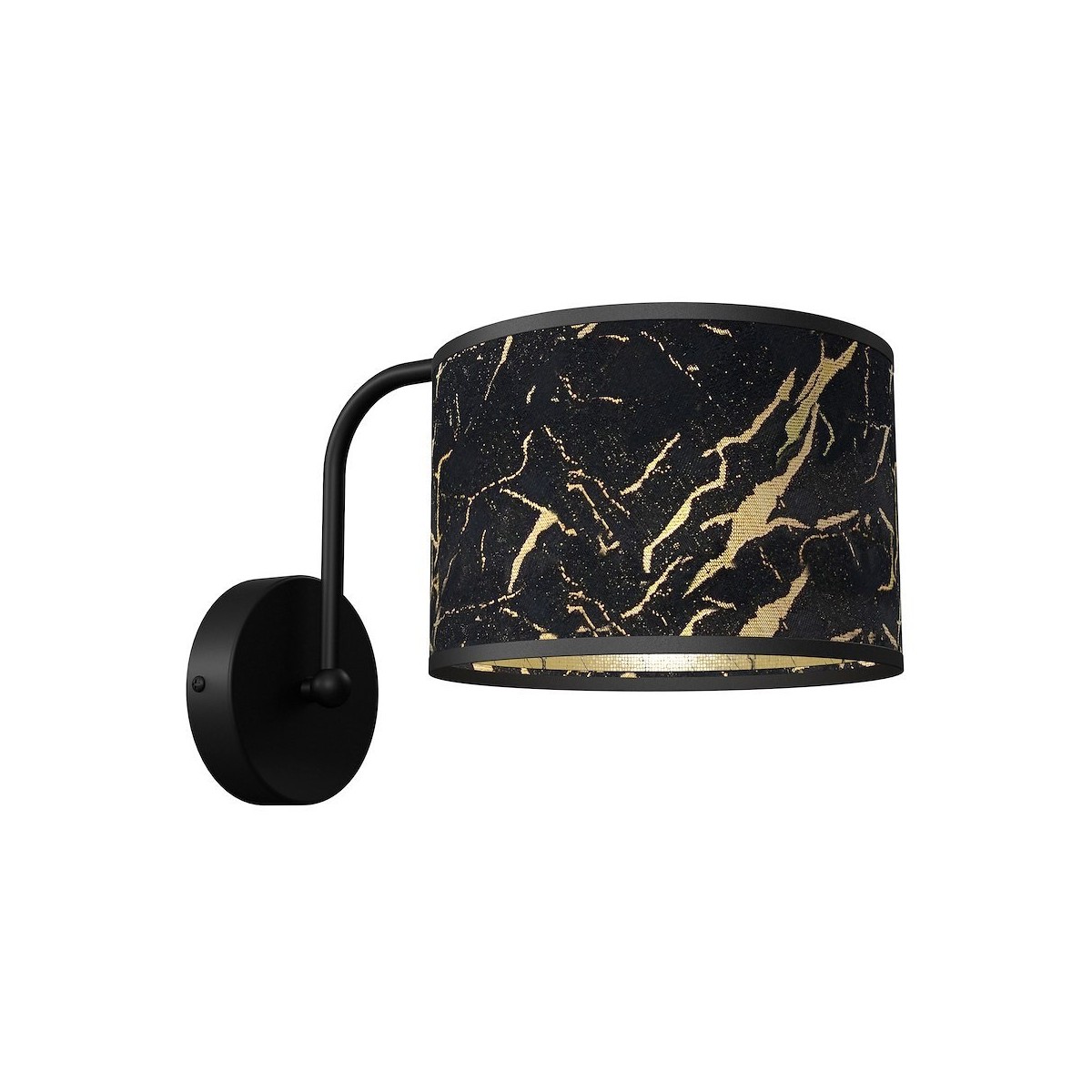 MiLagro Kinkiet SENSO Black/Gold 1xE27 MLP7290