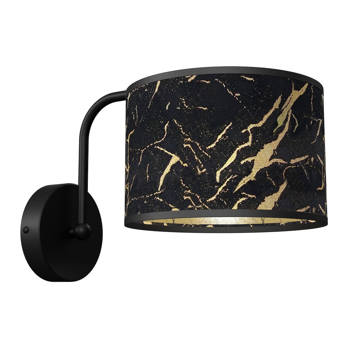 MiLagro Kinkiet SENSO Black/Gold 1xE27 MLP7290