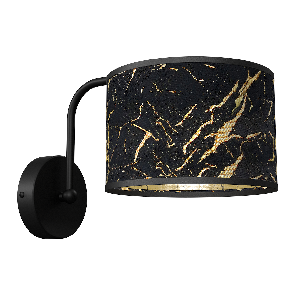 MiLagro Kinkiet SENSO Black/Gold 1xE27 MLP7290