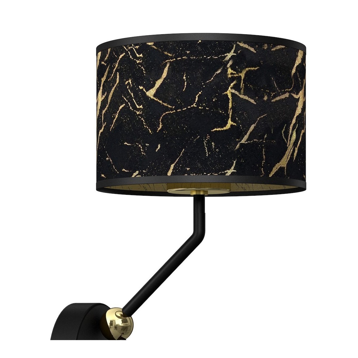 MiLagro Kinkiet SENSO Black/Gold 1xE27 + 1x mini GU10 MLP7291