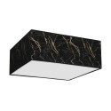 MiLagro Lampa sufitowa SENSO Black/Gold kwadrat 3xE27 MLP7293