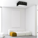MiLagro Lampa sufitowa SENSO Black/Gold kwadrat 3xE27 MLP7293