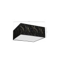 MiLagro Lampa sufitowa SENSO Black/Gold kwadrat 3xE27 MLP7293