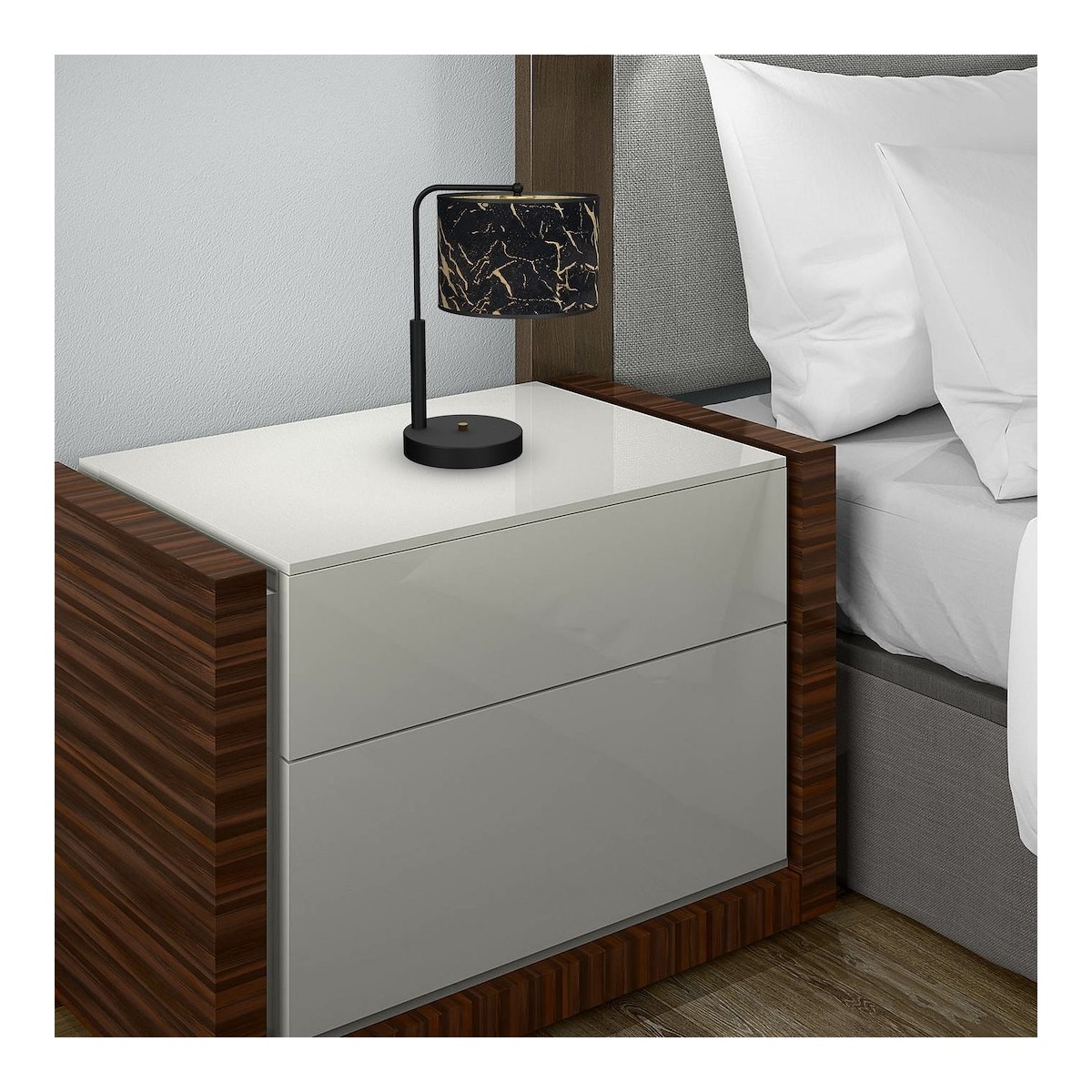 MiLagro Lampka SENSO Black/Gold efektowne oświetlenie