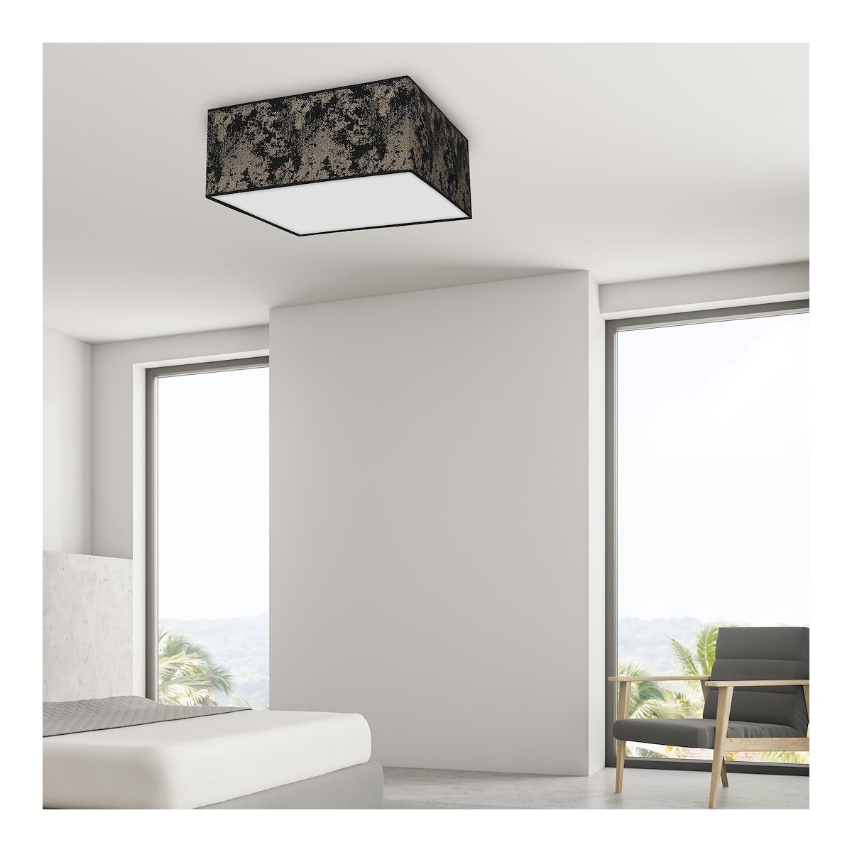 MiLagro SATINO GOLD 3xE27 50cm klimatyczne oświetlenie