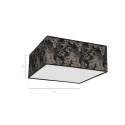 MiLagro Lampa Sufitowa SATINO GOLD 3xE27 50cm MLP7315
