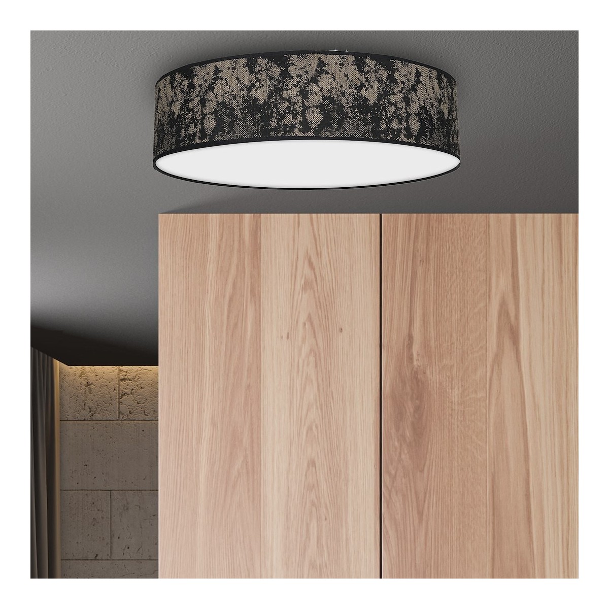 MiLagro Lampa Sufitowa SATINO GOLD 3xE27 O50cm MLP7318
