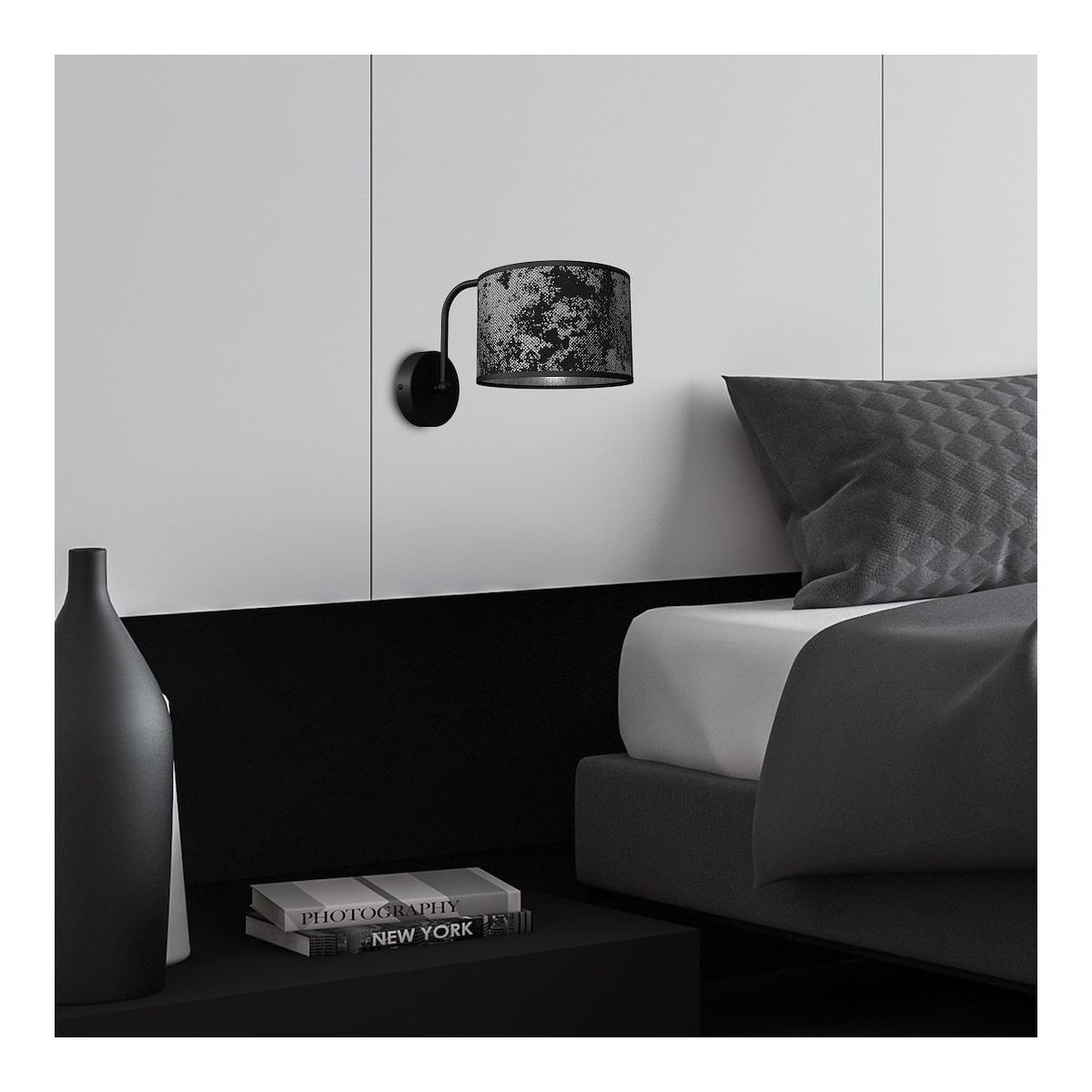 MiLagro Kinkiet SATINO SILVER 1xE27 MLP7323