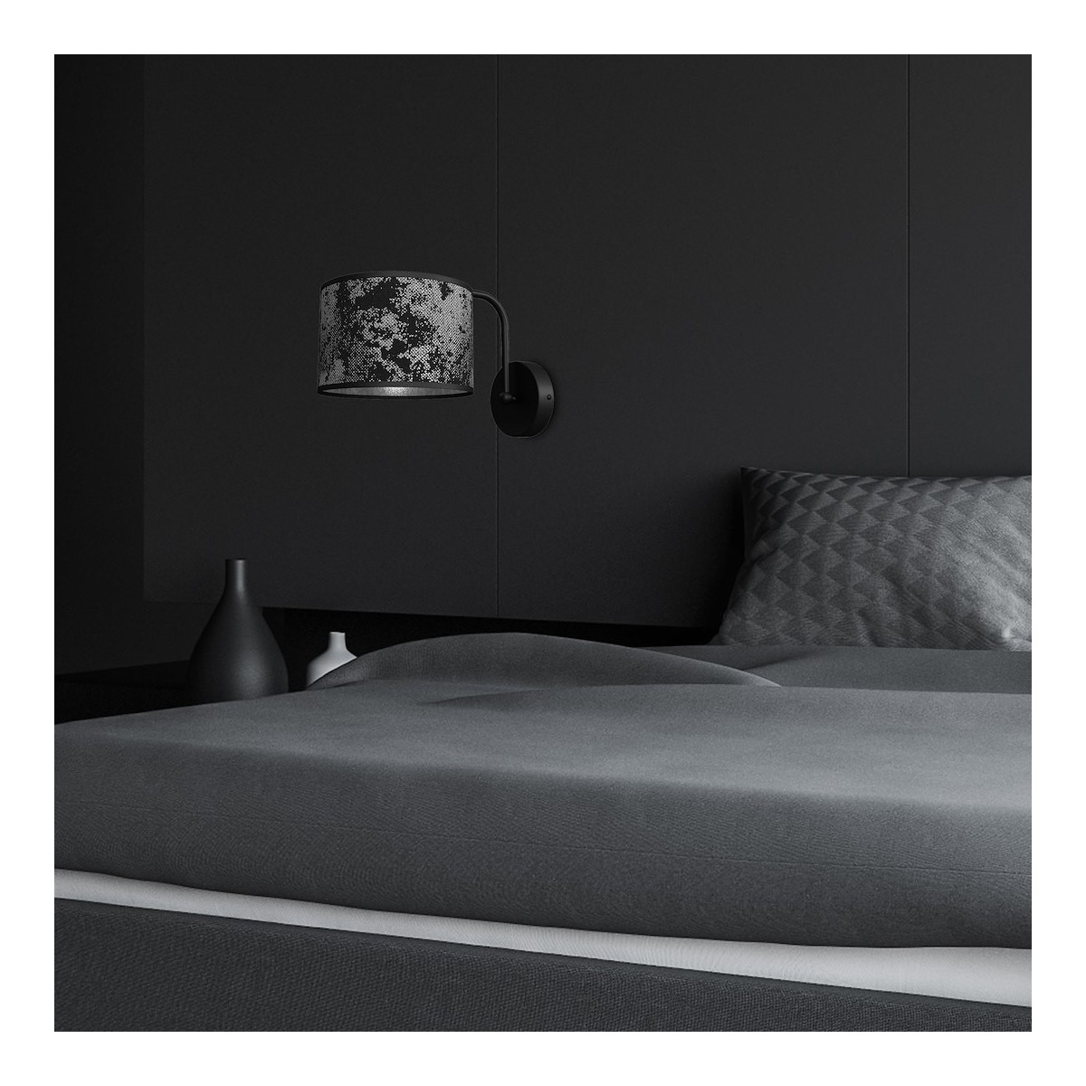 MiLagro Kinkiet SATINO SILVER 1xE27 MLP7323