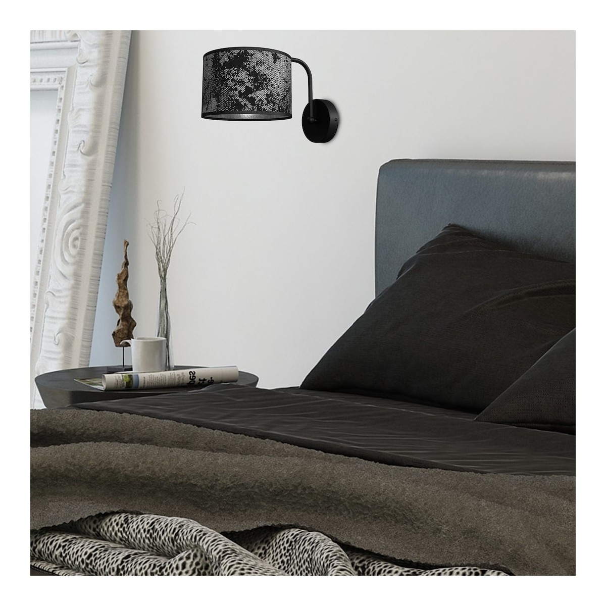 MiLagro Kinkiet SATINO SILVER 1xE27 MLP7323