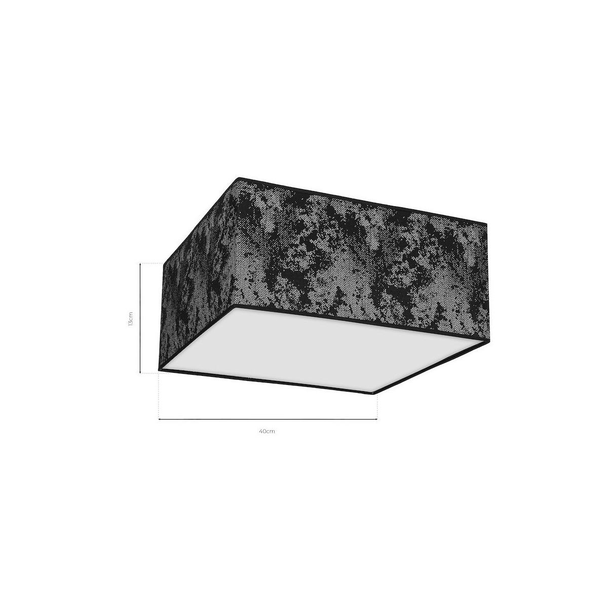 MiLagro Lampa Sufitowa SATINO SILVER 2xE27 MLP7325