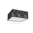MiLagro SATINO SILVER 50cm 3xE27 światło podkreślające charakter wnęt