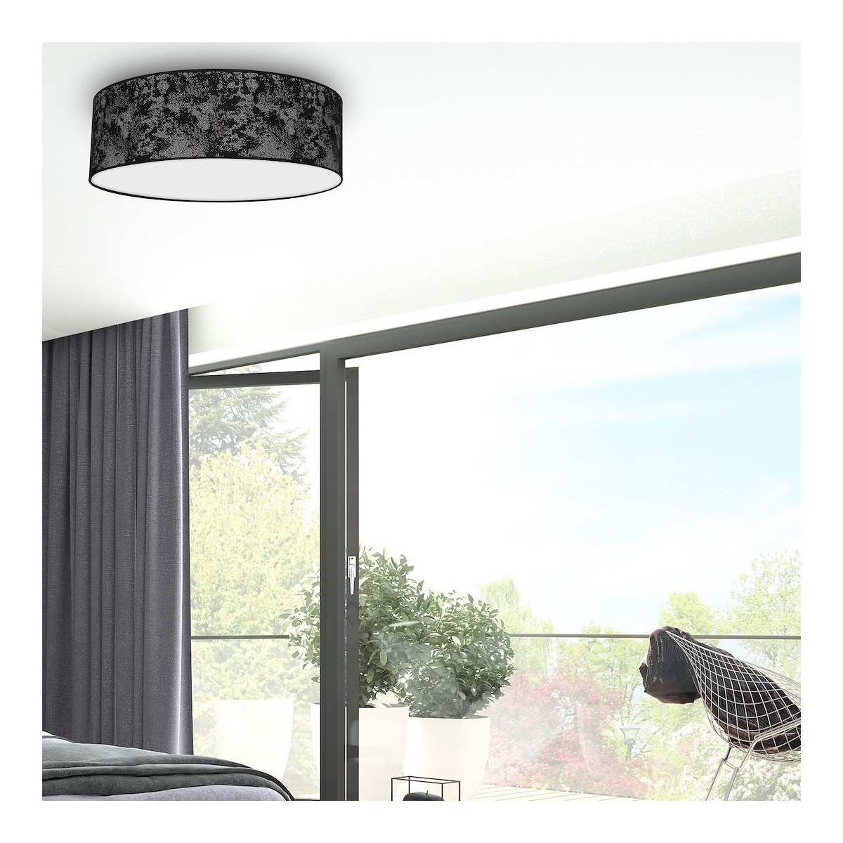 MiLagro SATINO SILVER Ø60 3xE27 designerskie lampy LED
