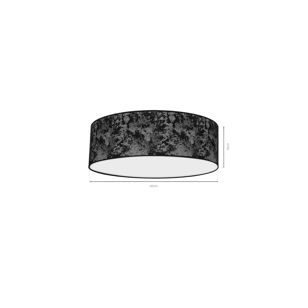 MiLagro SATINO SILVER Ø60 3xE27 designerskie lampy LED