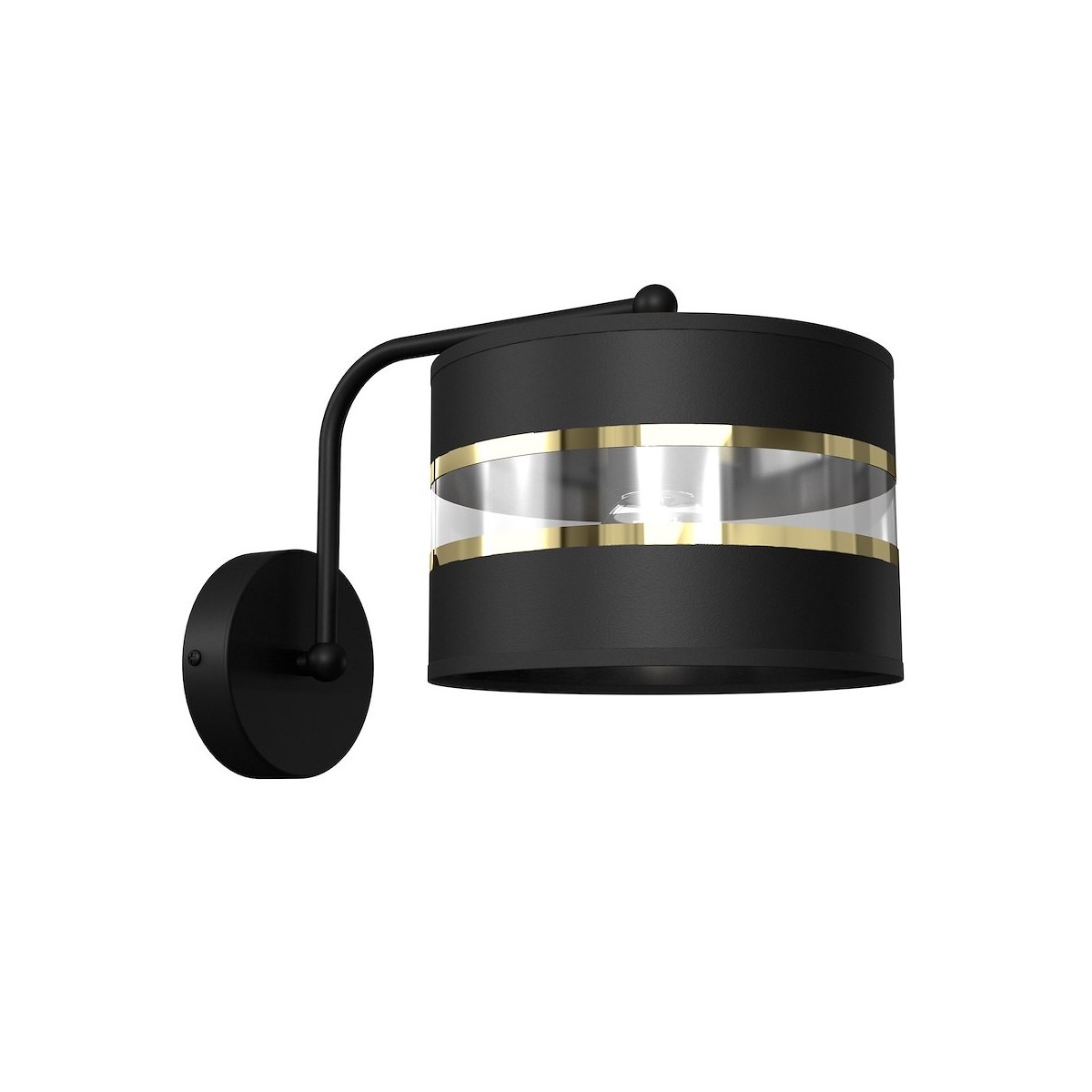 MiLagro Kinkiet ULTIMO BLACK 1xE27 MLP7334