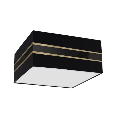 MiLagro Lampa sufitowa Kwadrat ULTIMO BLACK 2xE27 MLP7336