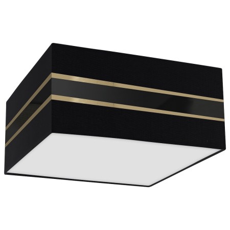 MiLagro Lampa sufitowa Kwadrat ULTIMO BLACK 2xE27 MLP7336