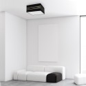 MiLagro Lampa sufitowa Kwadrat ULTIMO BLACK 2xE27 MLP7336