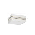 MiLagro ULTIMO WHITE 3xE27 designerskie oświetlenie