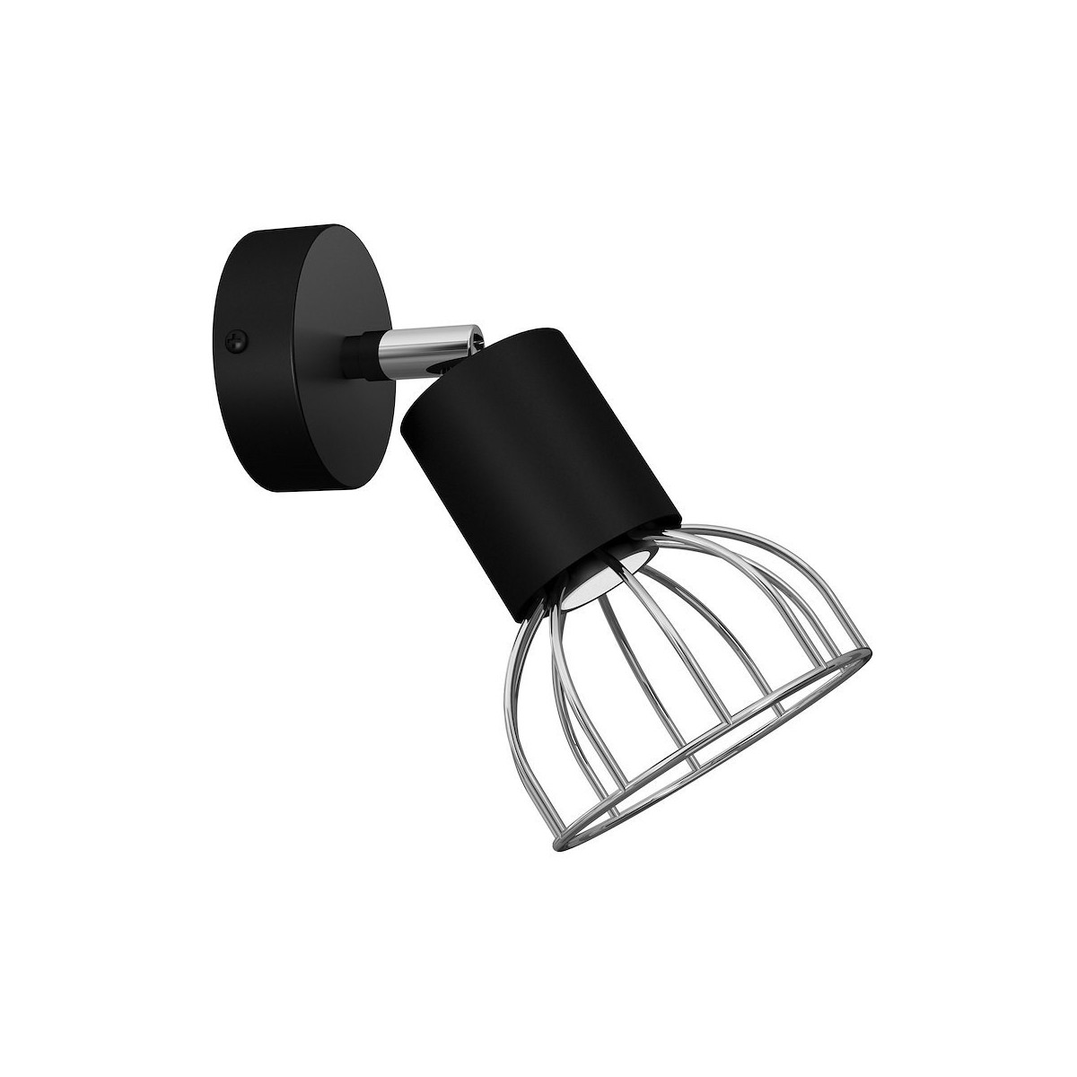 MiLagro Kinkiet DANTE BLACK/SILVER 1x mini GU10 MLP7356