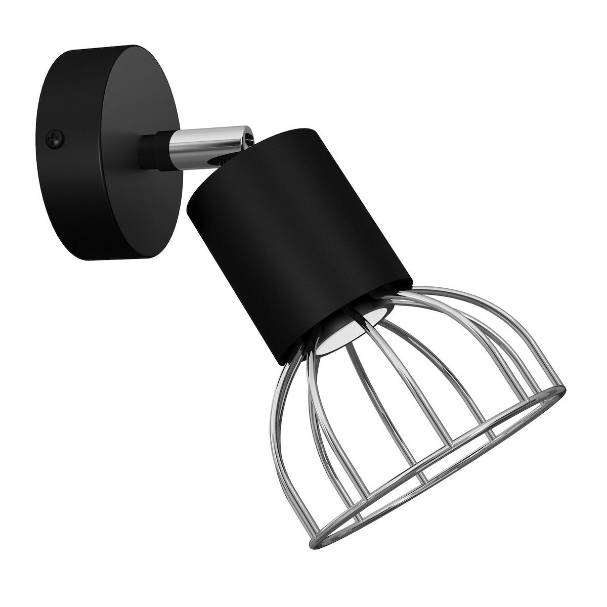 MiLagro Kinkiet DANTE BLACK/SILVER 1x mini GU10 MLP7356