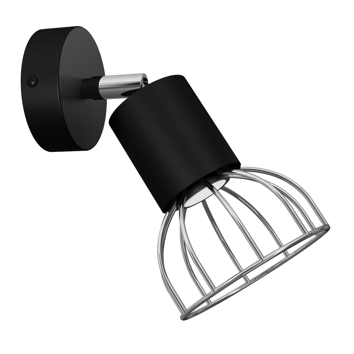 MiLagro Kinkiet DANTE BLACK/SILVER 1x mini GU10 MLP7356