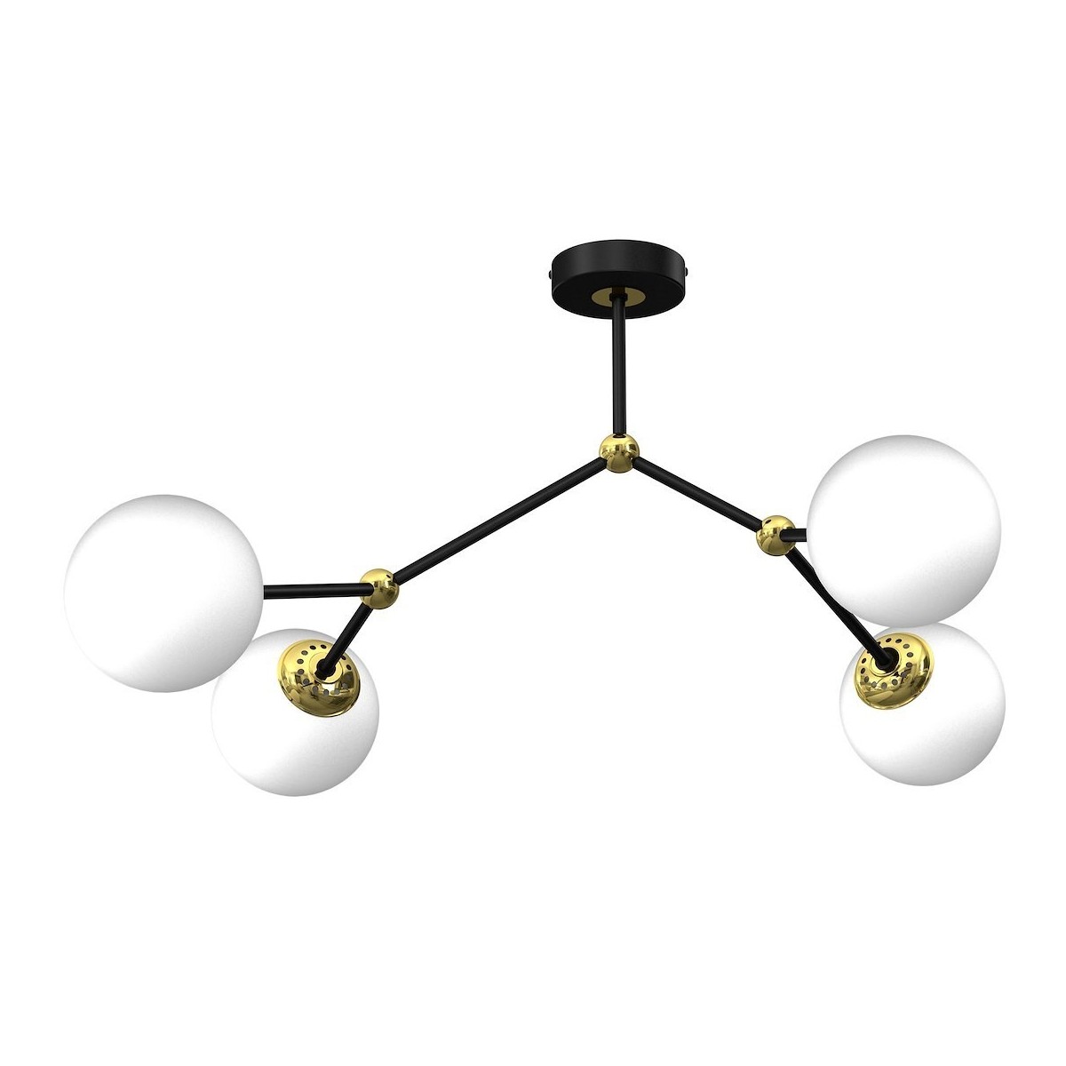 MiLagro JOY BLACK GOLD 4xE14 nietuzinkowe oświetlenie