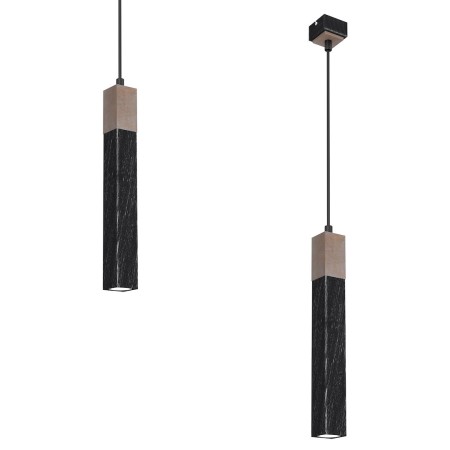 MiLagro SOLO BLACK WOOD nastrojowe światło